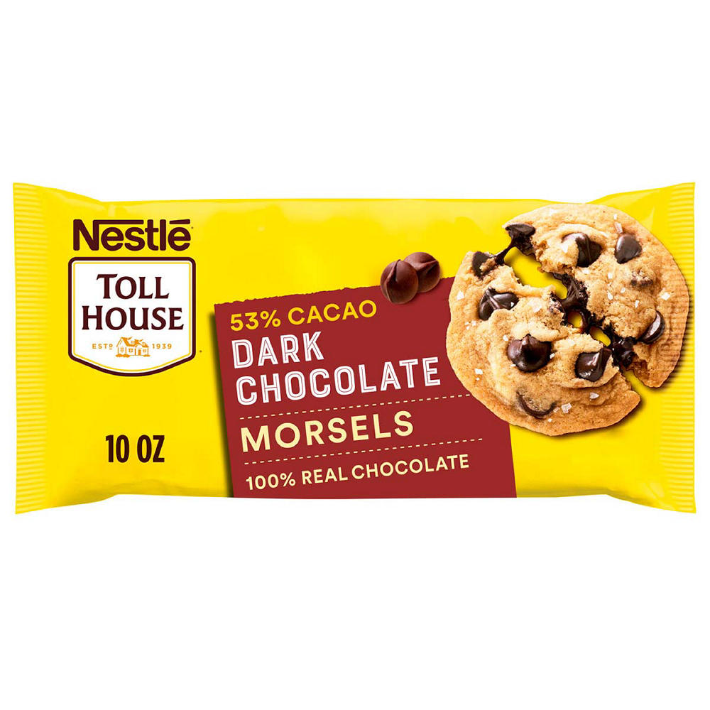 Nestle Toll House 53% Cacao Dark Chocolate Chips, 10 oz