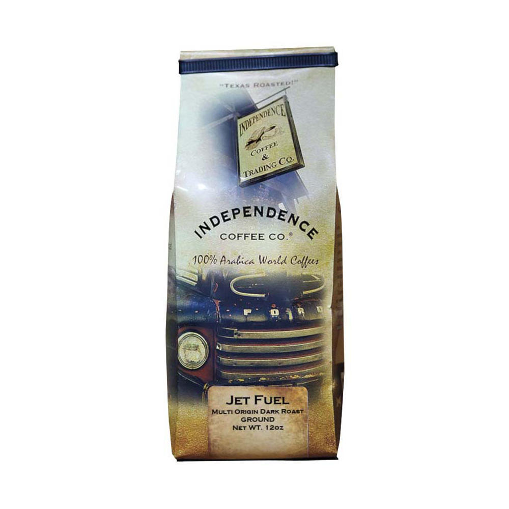 Independence Coffee Jet Fuel Dark Roast Ground Coffee, 12 oz