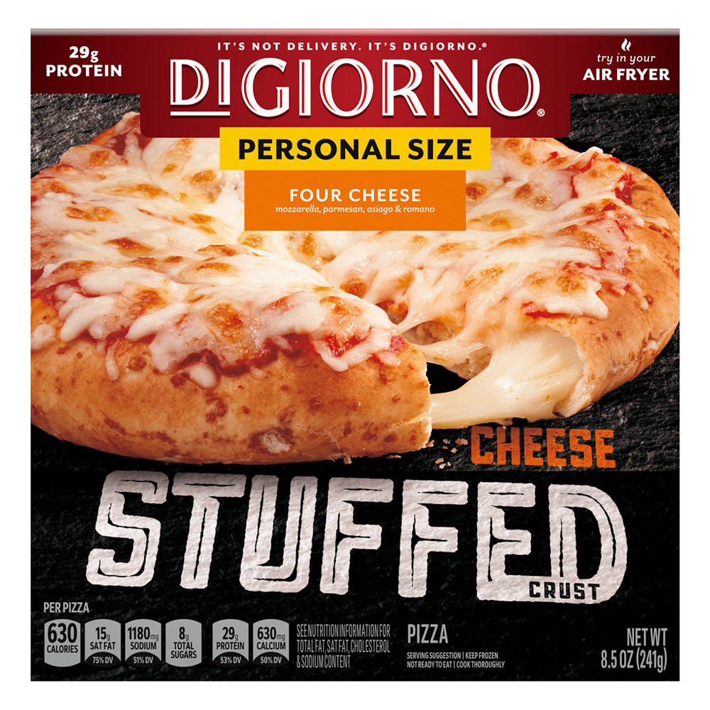 DiGiorno Personal Size Four Cheese Stuffed Crust Frozen Pizza, 8.5 oz