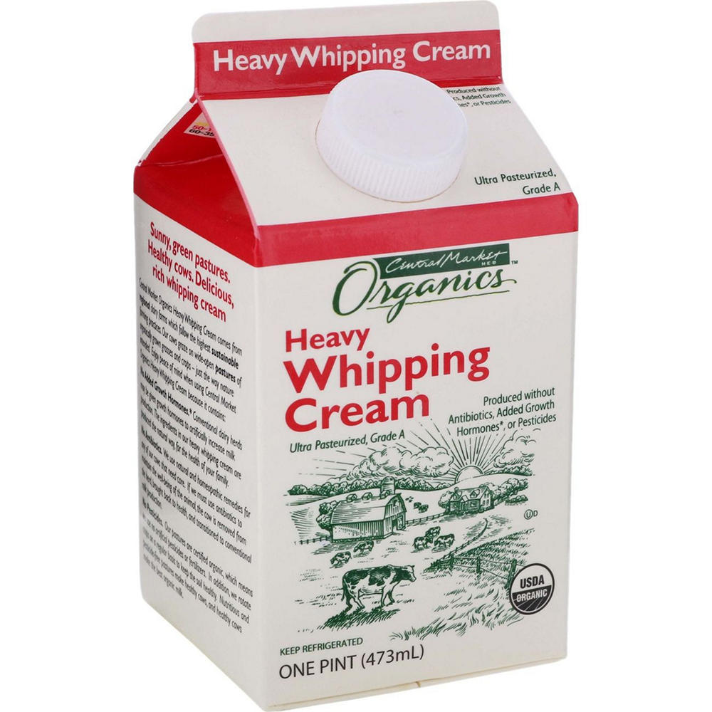 Central Market Organics Heavy Whipping Cream, 16 oz