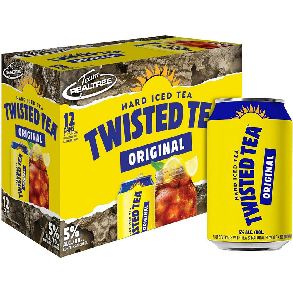 Twisted Tea Hard Iced Tea 12 pk Cans, 12 oz