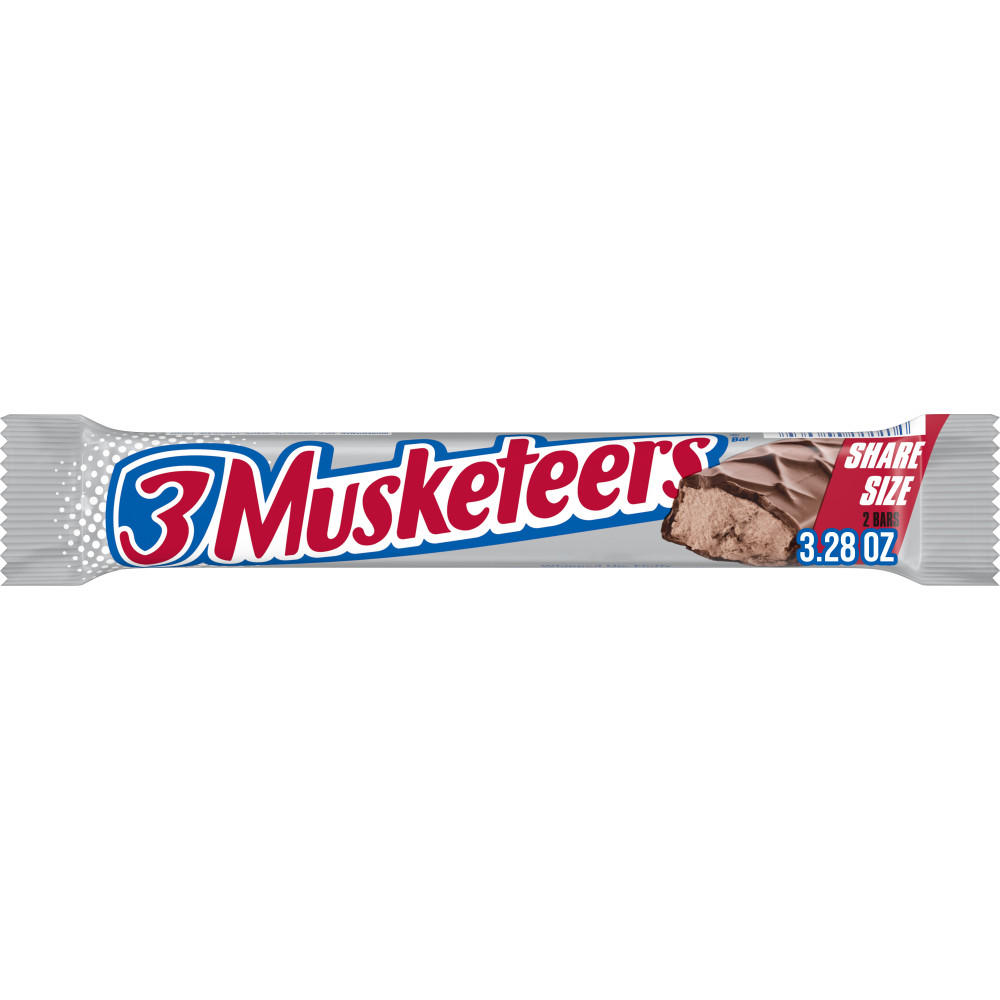 3 Musketeers Chocolate Candy Bar - Share Size, 3.28 oz