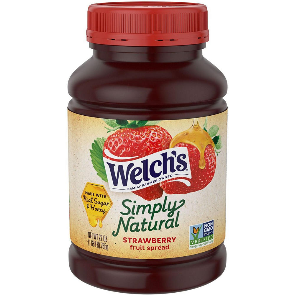 Welch's Natural Strawberry Spread, 27 oz