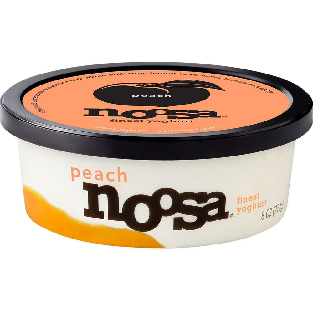 Noosa Peach Yoghurt, 8 oz