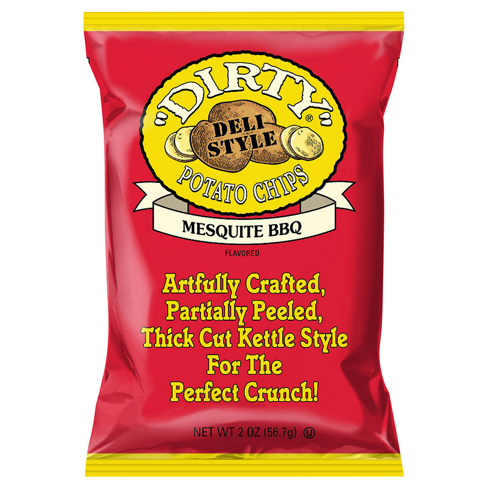 Dirty Original Recipe Mesquite BBQ Potato Chips, 2 oz
