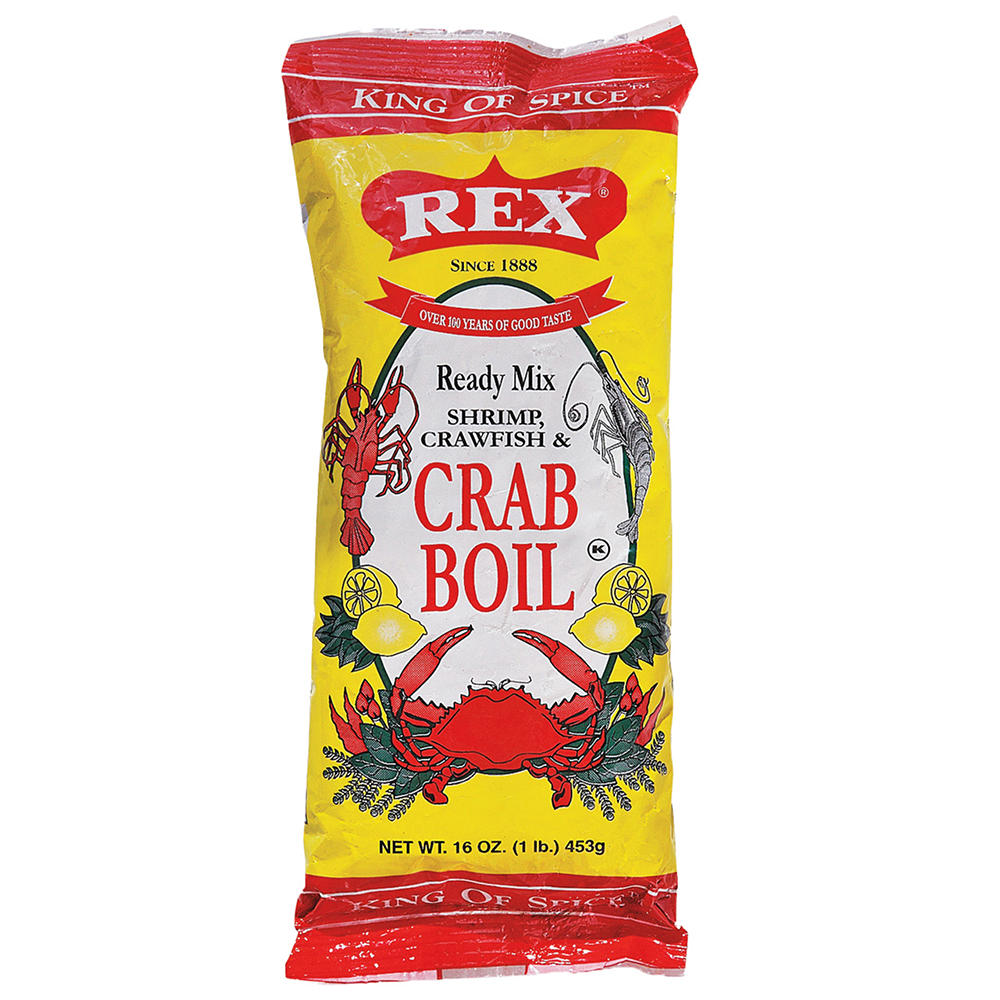 Rex Shrimp, Crawfish & Crab Boil Ready Mix, 16 oz