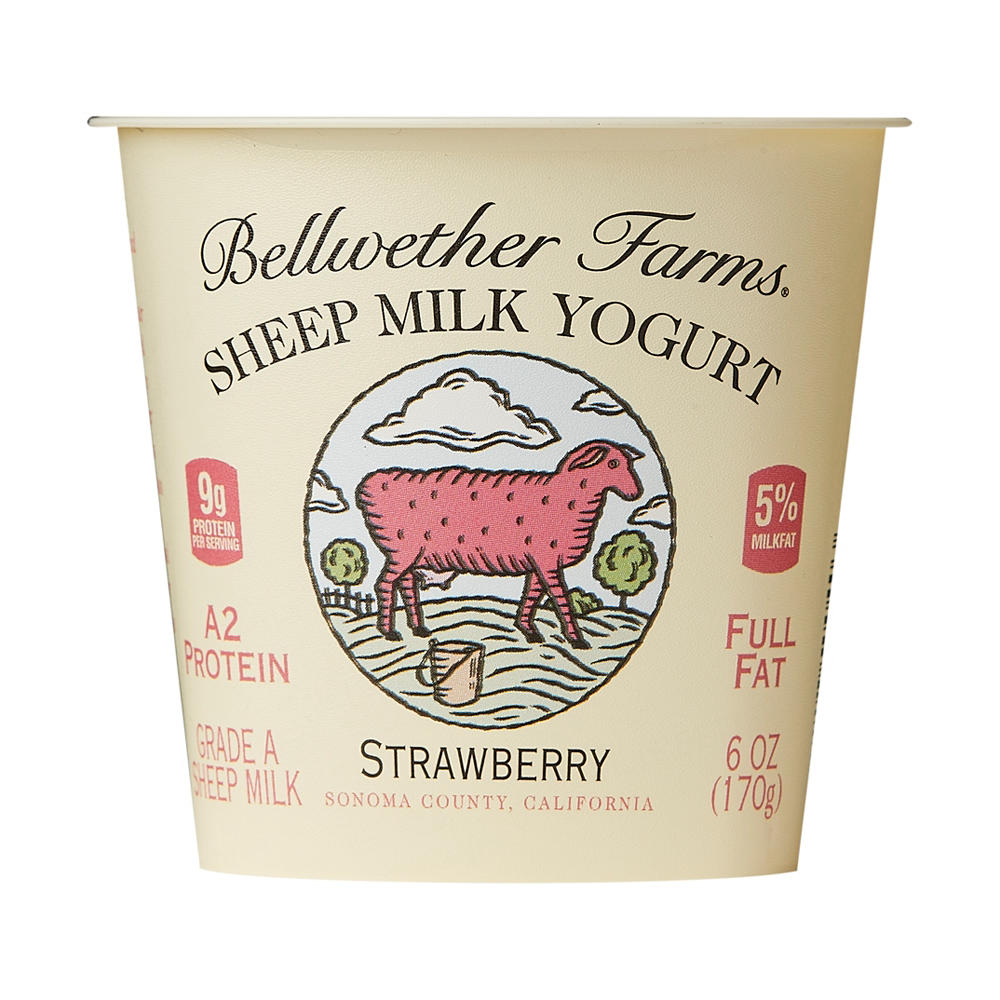 Bellwether Farms Strawberry Sheep Milk Yogurt, 6 oz