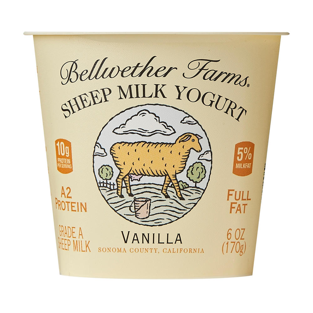 Bellwether Farms Vanilla Sheep Milk Yogurt, 6 oz