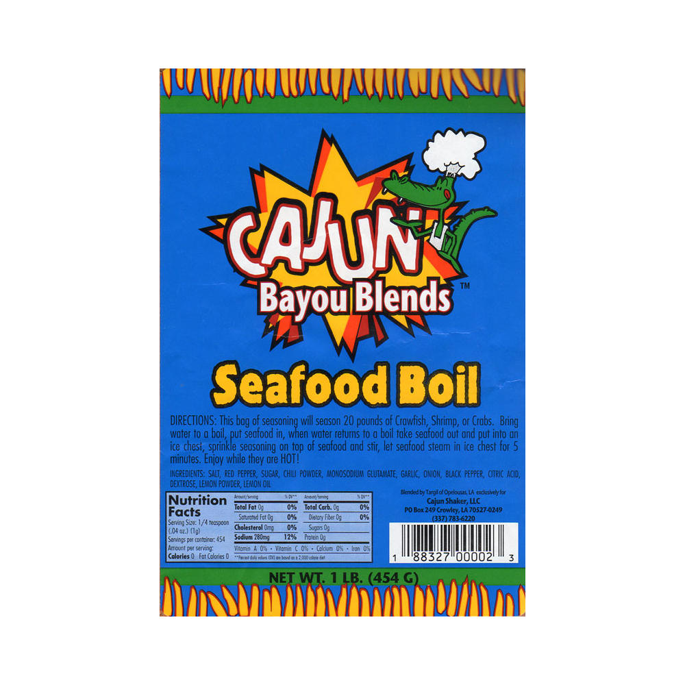 Cajun Bayou Blends Seafood Boil Bag, 16 oz