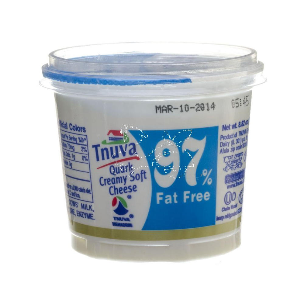 Tnuva Kosher Quark Cheese 97% Fat Free, 9.7 oz