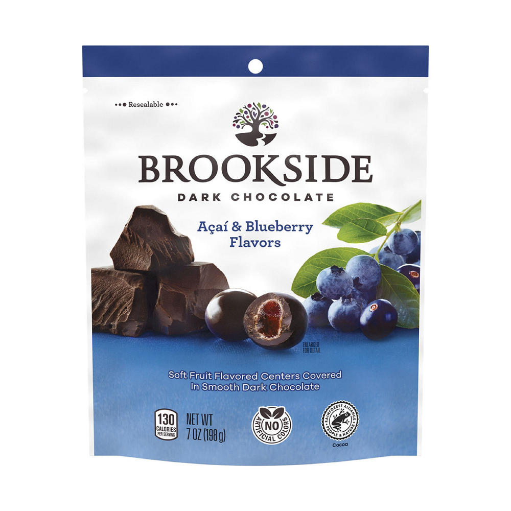 Brookside Acai & Blueberry Snacking Dark Chocolate, 7 oz