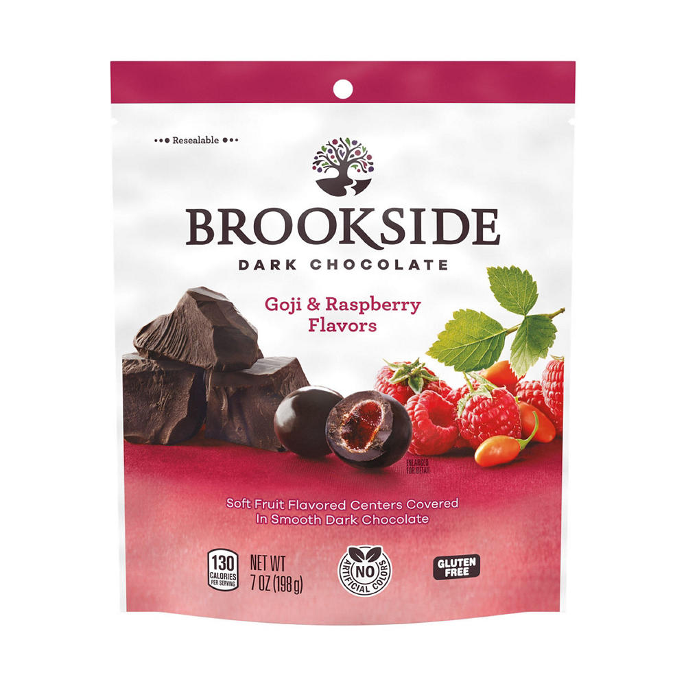 Brookside Dark Chocolate Goji & Raspberry Snacking Chocolate, 7 oz