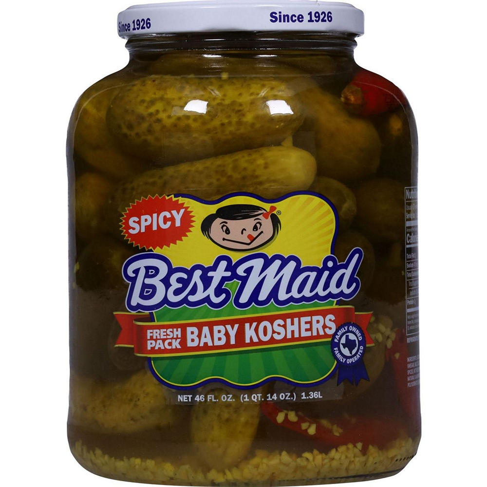Best Maid Baby Koshers - Spicy, 46 oz