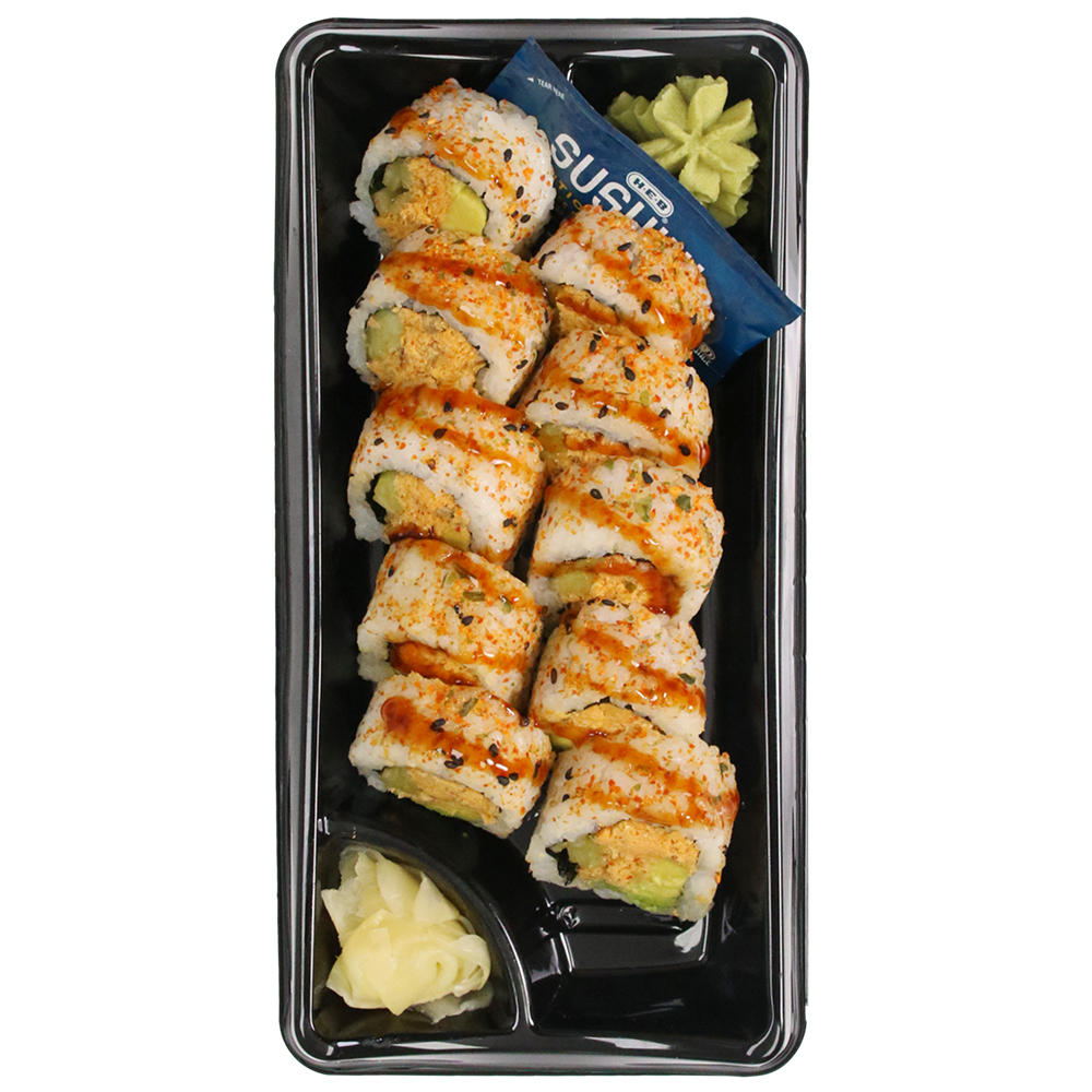 H-E-B Sushiya Spicy Salmon Sushi Roll, 10 pc