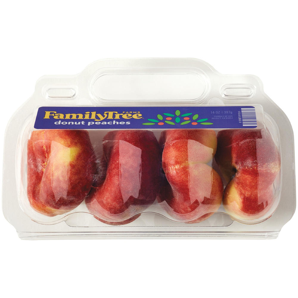 Fresh Donut Peaches, 14 oz