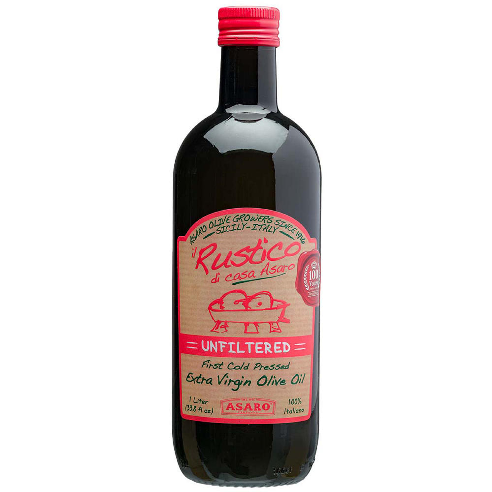 Rustico di Casa Asaro Unfiltered Extra Virgin Olive Oil, 33.8 oz