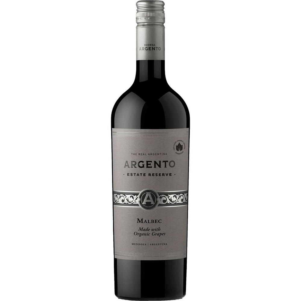 Argento Organic Reserva Malbec Argentina Red Wine, 750 mL