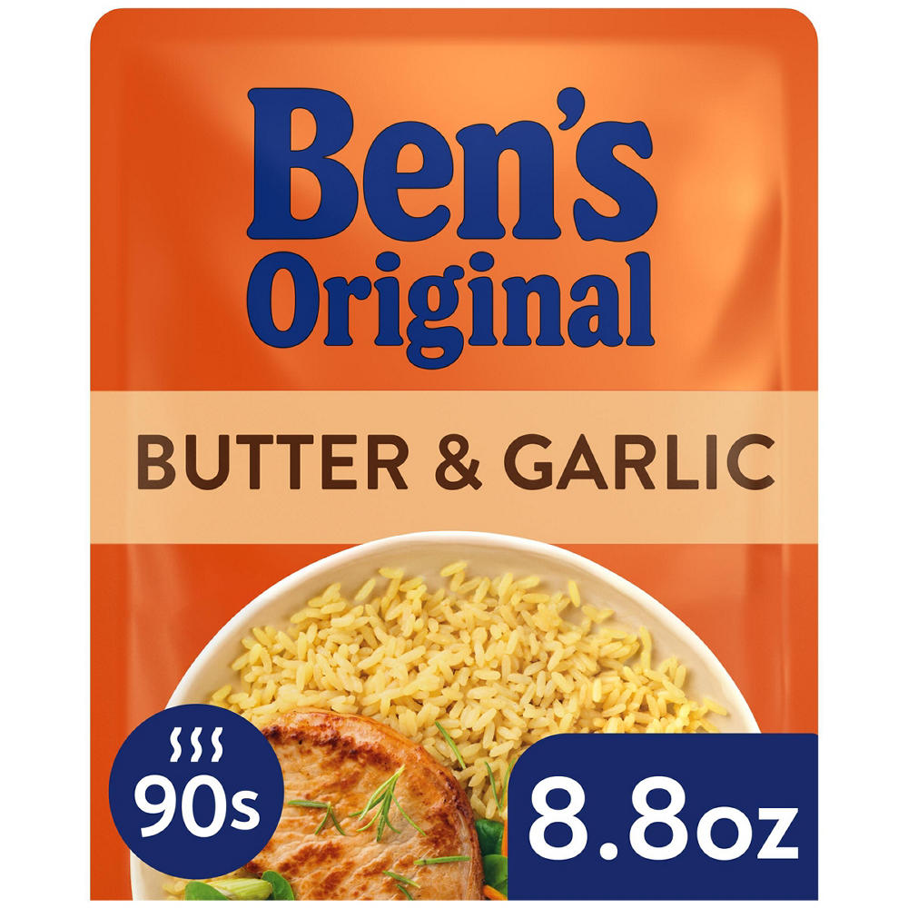 Ben's Original Ready Rice Butter and Garlic Flavored Rice, 8.8 oz