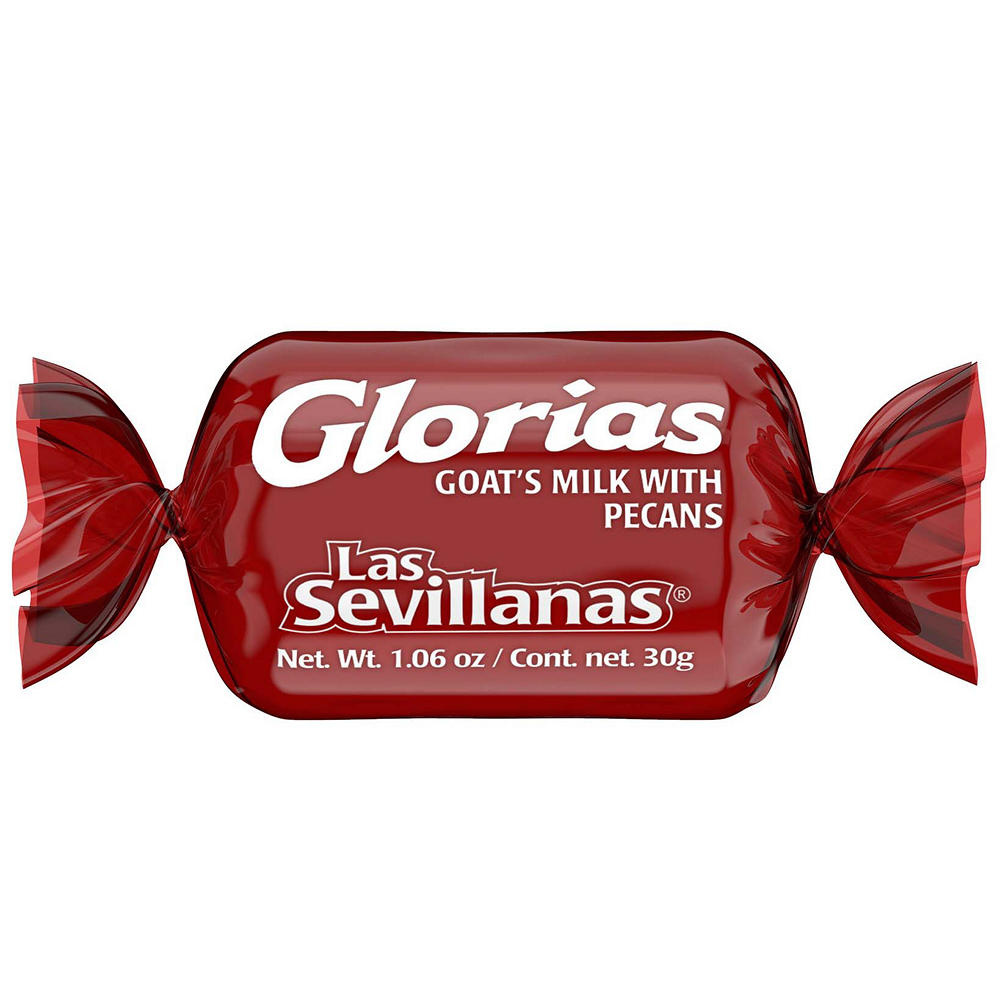 Las Sevillanas Glorias Goat's Milk Candy with Pecans, 1.6 oz