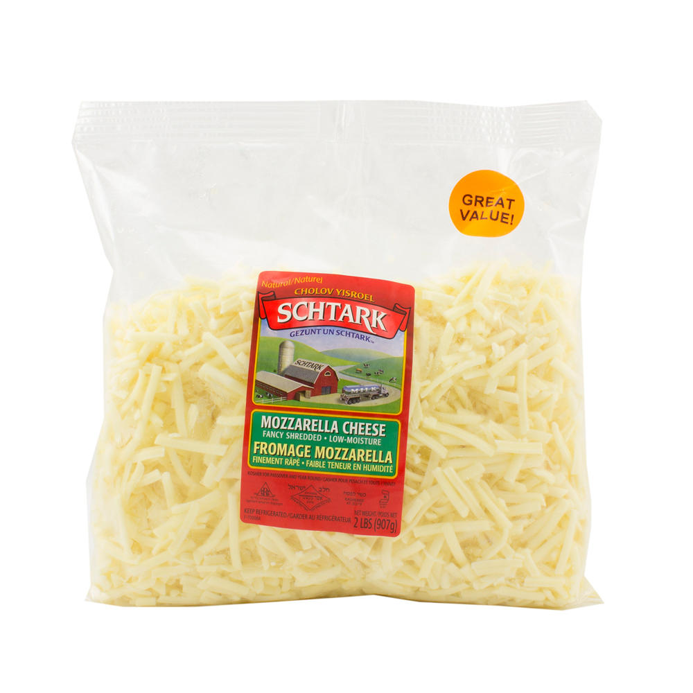 Schtark Shredded Mozzarella Cheese, 32 oz