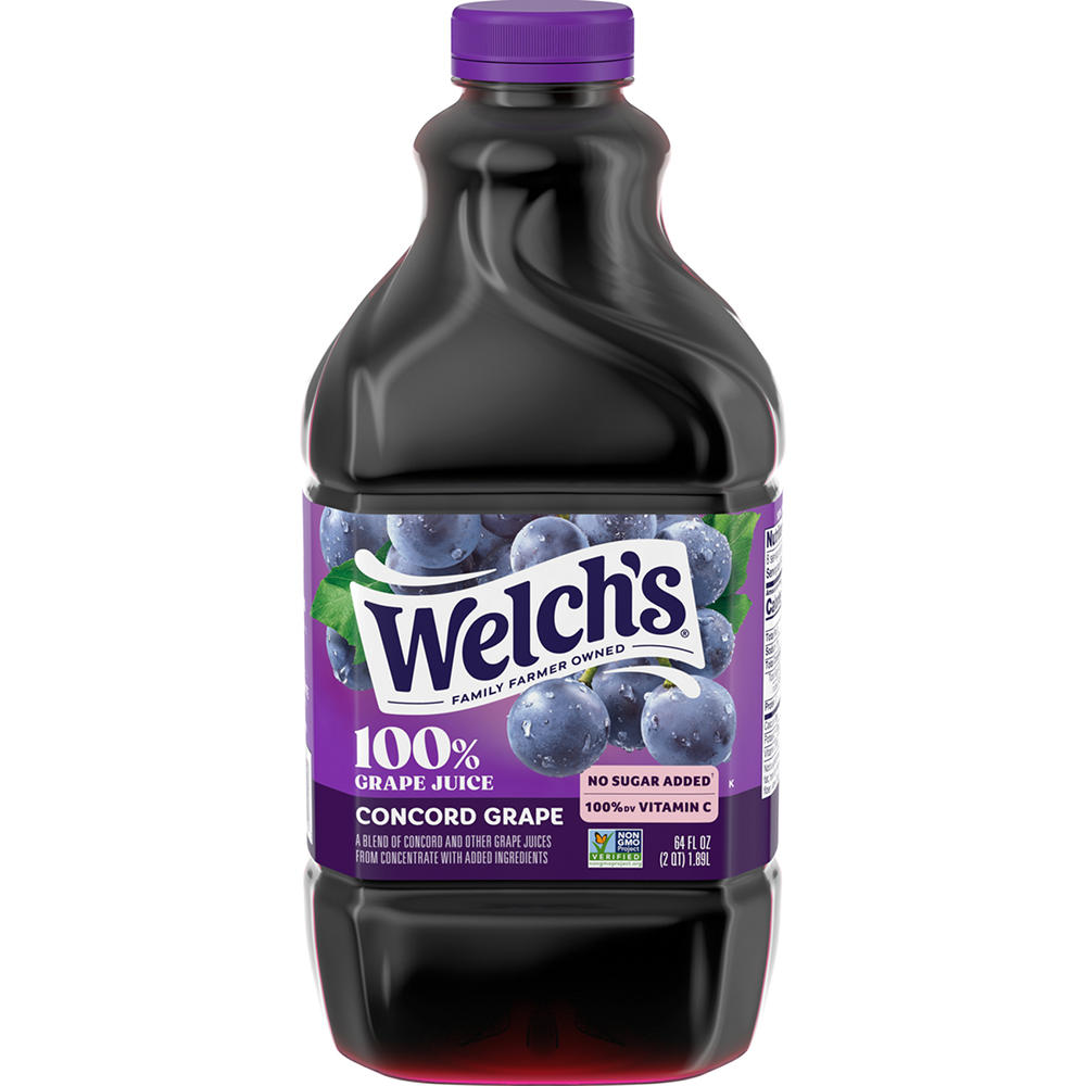 Welch's 100% Concord Grape Juice, 64 oz
