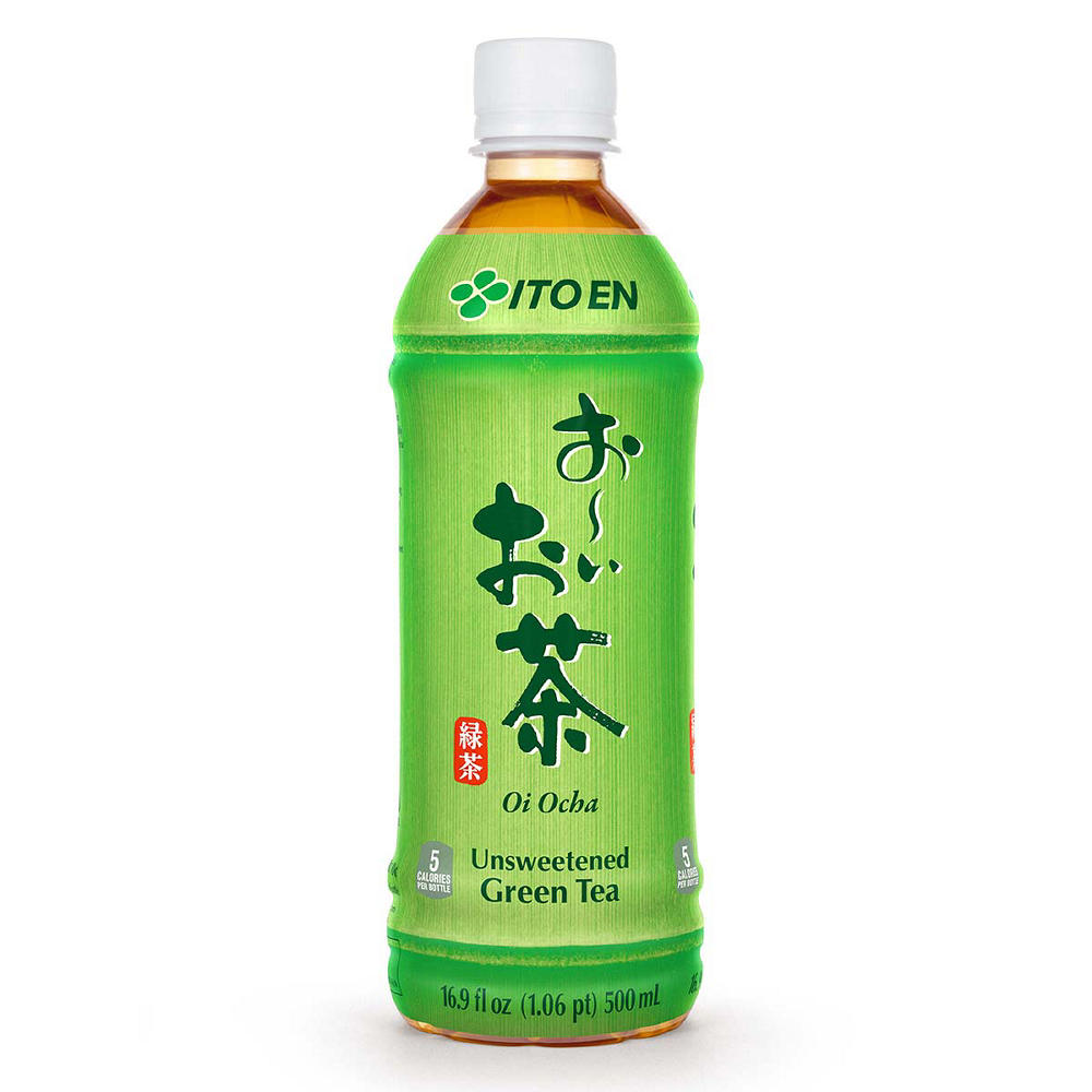 Ito En Oi Ocha Unsweetened Japanese Green Tea, 16.9 oz