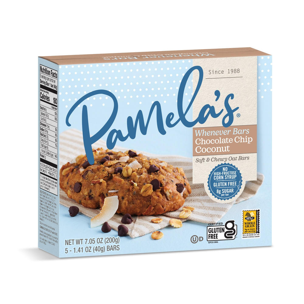Pamela's Oat Chocolate Chip Coconut Whenever Bars, 5 ct