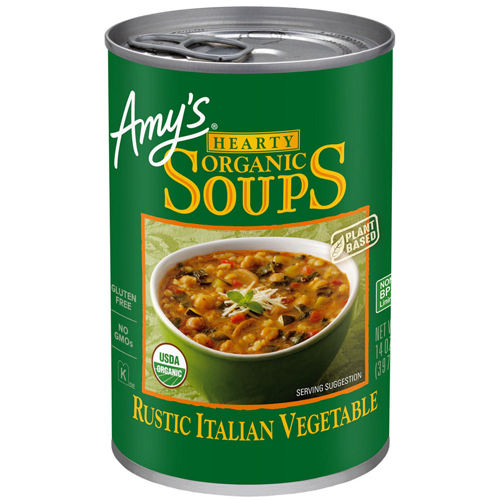Amy's Hearty Organic Rustic Italian Vegetable Soup, 14 oz