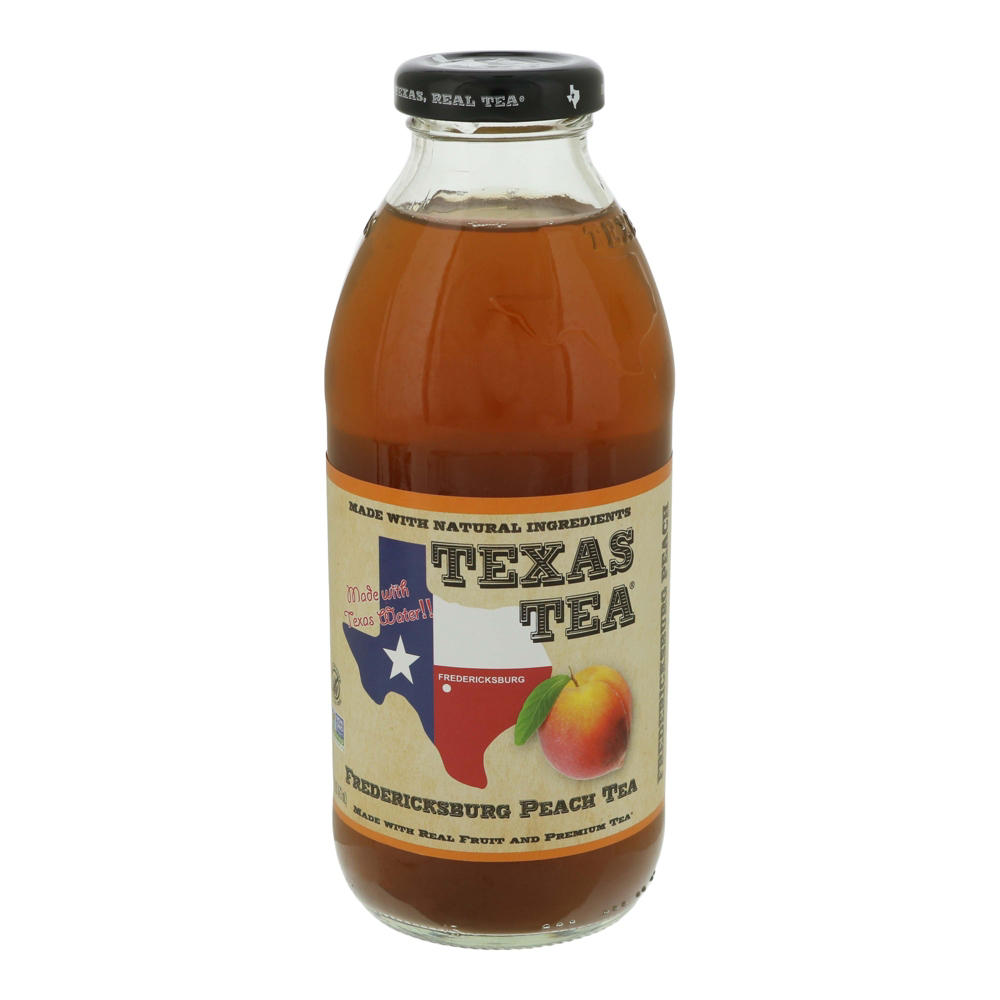 Texas Tea Fredericksburg Peach Tea, 16 oz