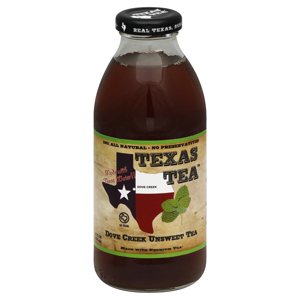 Texas Tea Dove Creek Unsweetened Tea, 16 oz