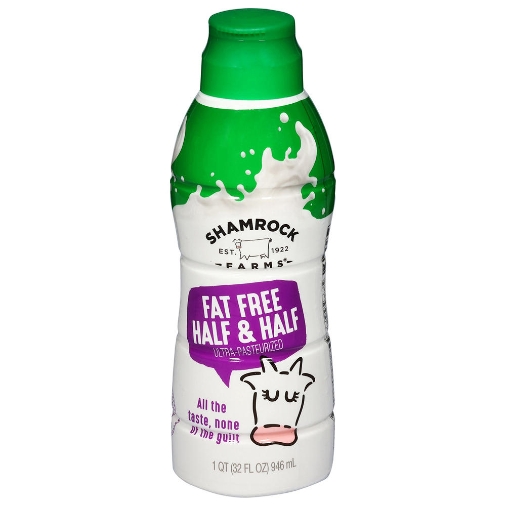 Shamrock Farms Fat Free Half & Half, 32 oz