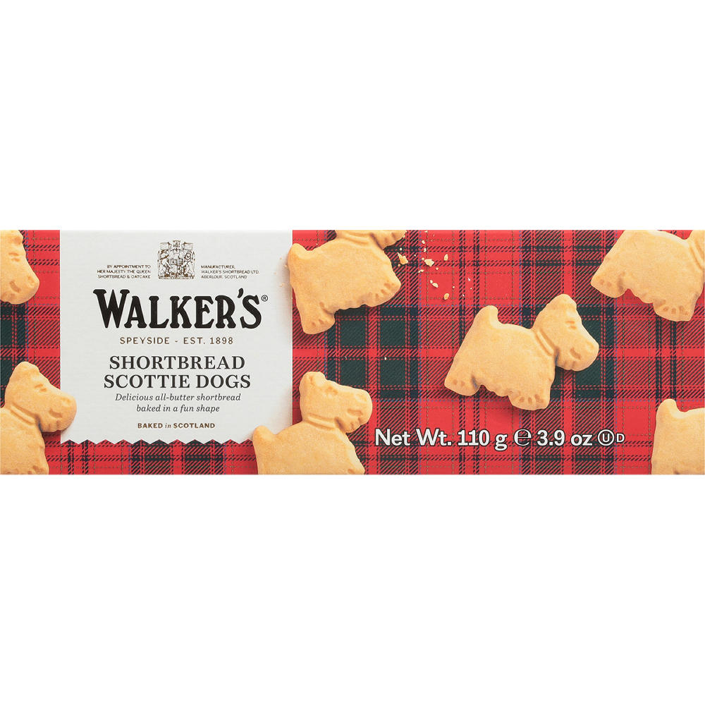 Walker's Pure Butter Shortbread Scottie Dogs, 3.9 oz
