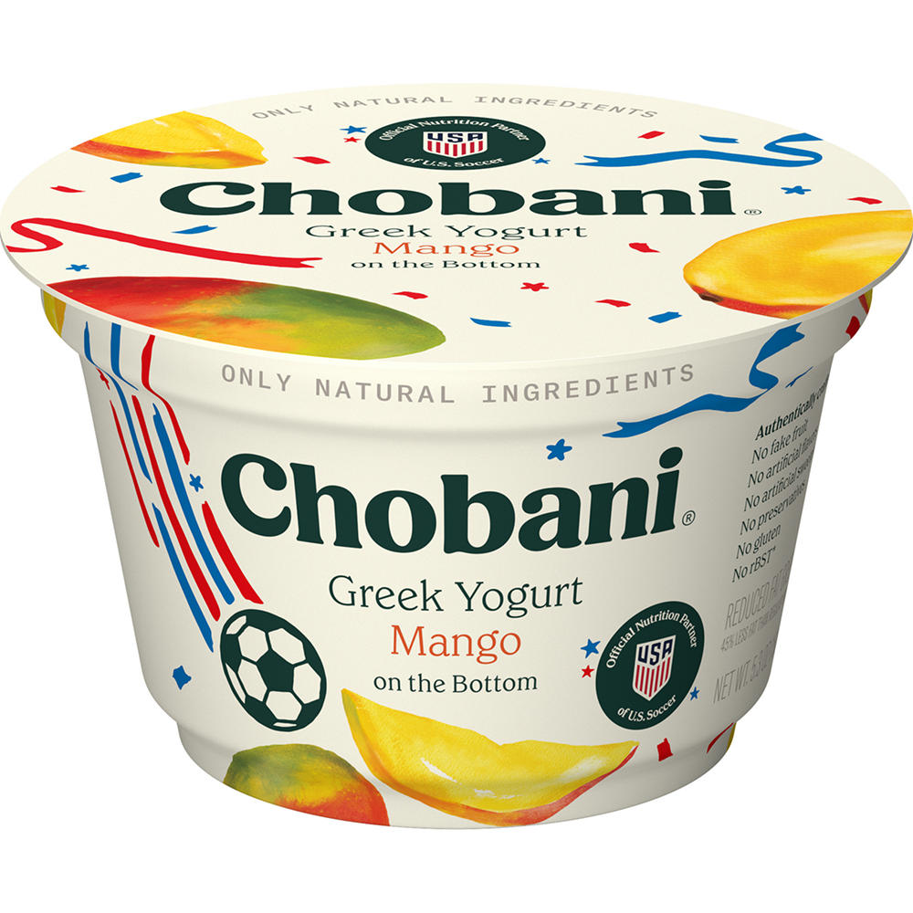 Chobani Low-Fat Mango on the Bottom Greek Yogurt, 5.3 oz