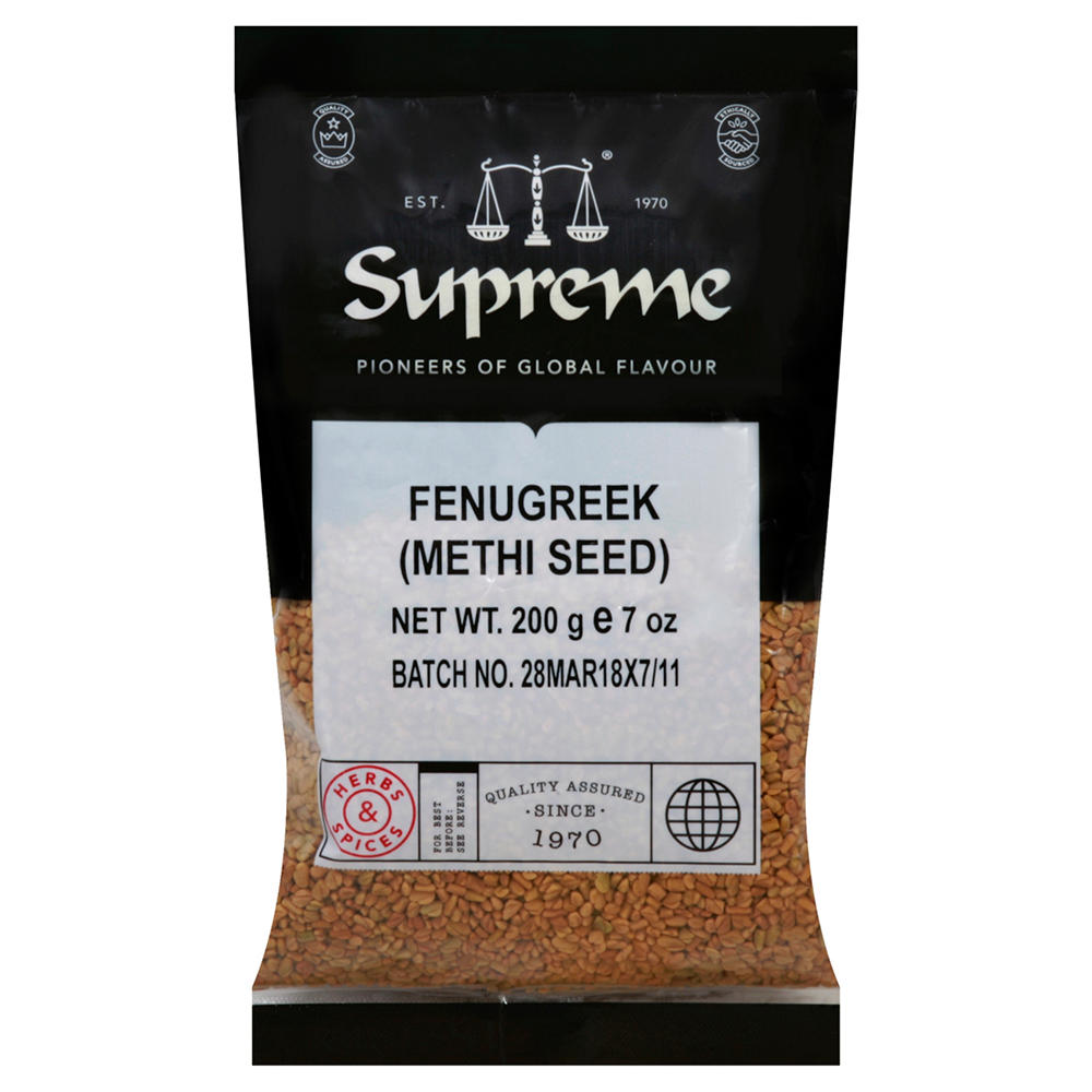 Supreme Fenugreek Seed, 7 oz