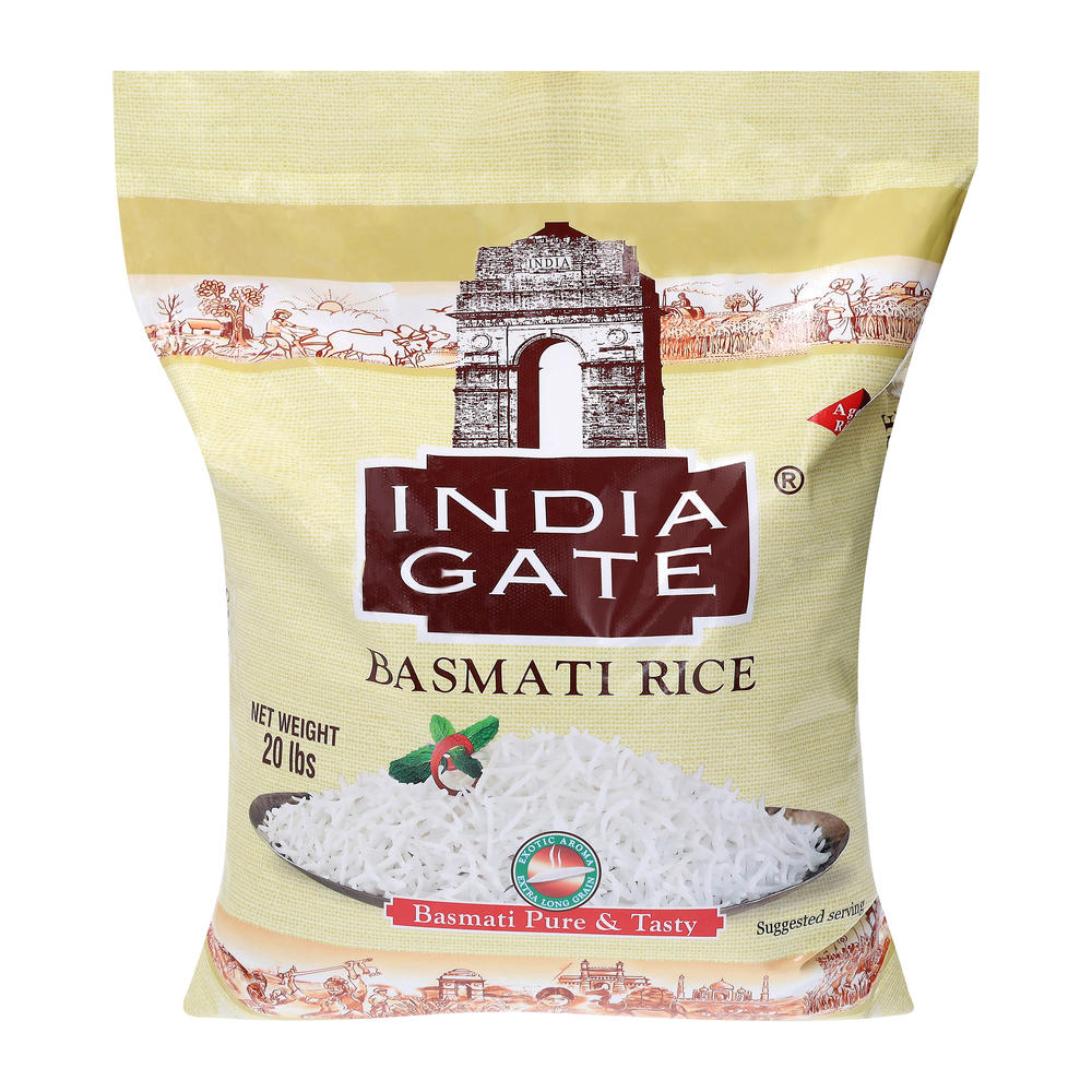 India Gate Basmati Rice, 20 lb