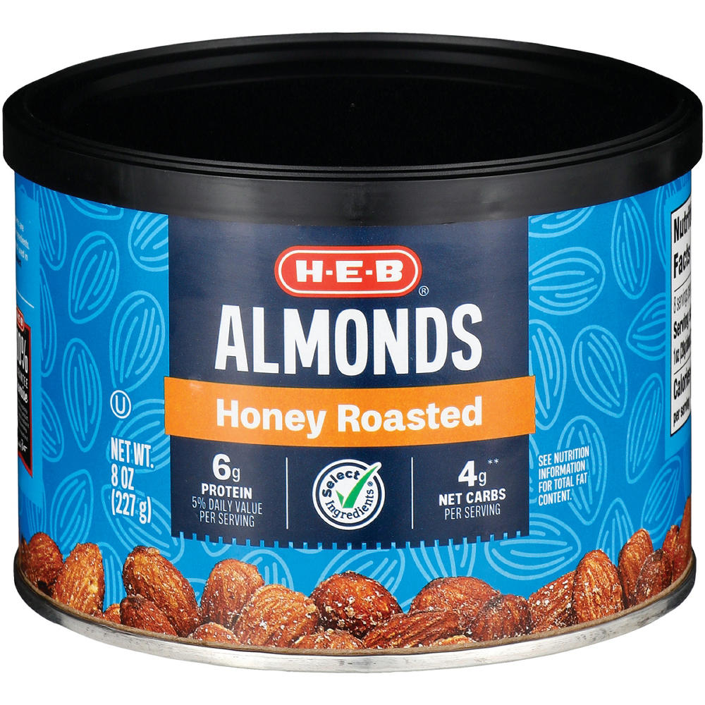 H-E-B Honey Roasted Almonds, 8 oz