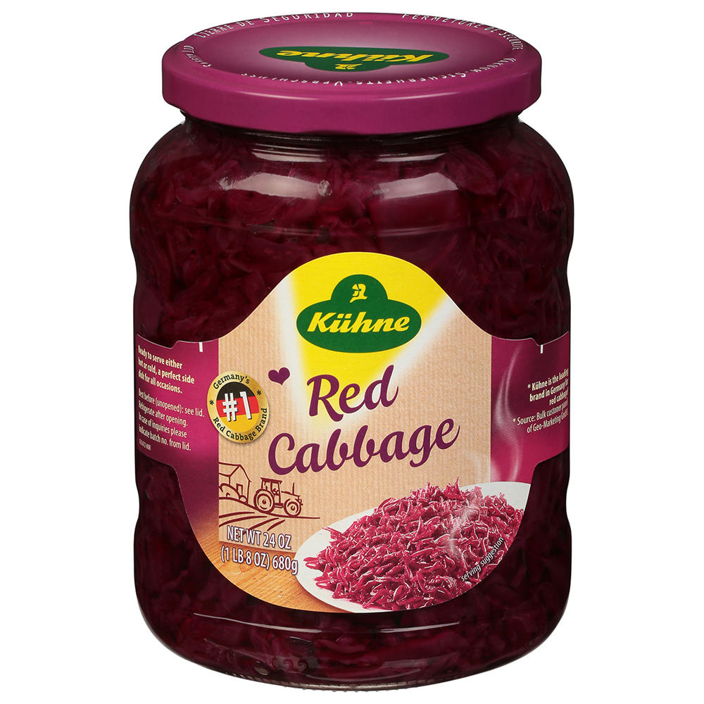 Kühne Pickled Red Cabbage, 24 oz