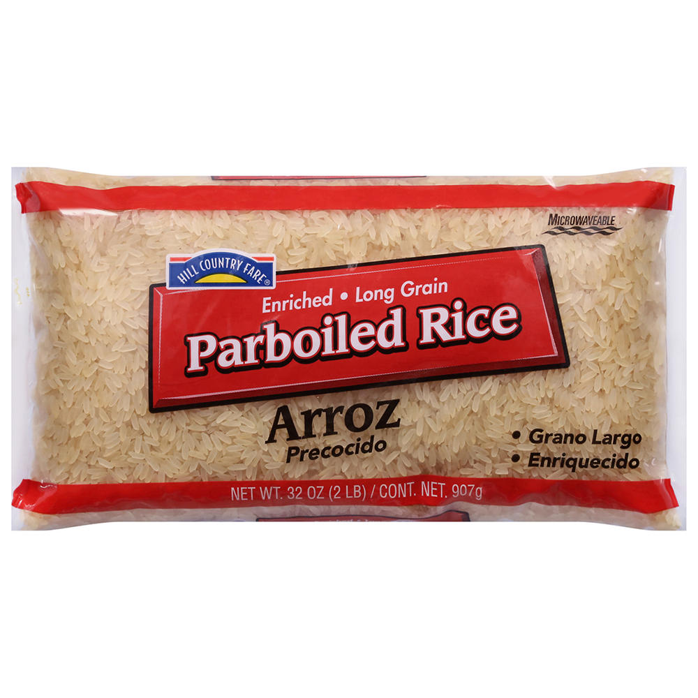 Hill Country Fare Enriched Long Grain Parboiled Rice, 2 lbs