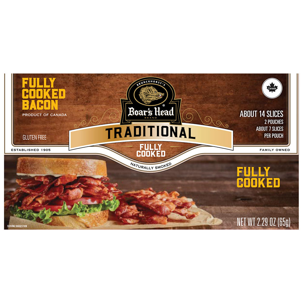 Boar's Head Naturally Smoked Bacon, 14 ct