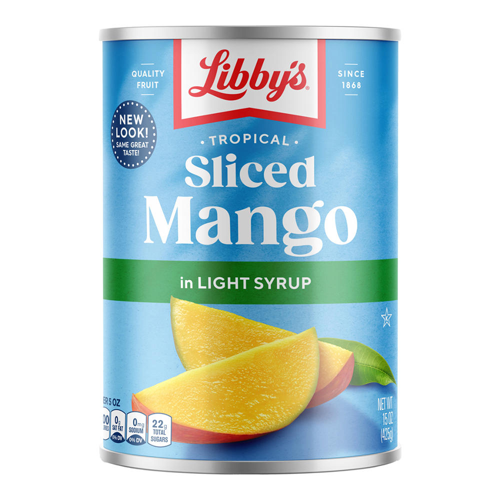 Libby's Tropical Sliced Mango in Light Syrup, 15 oz