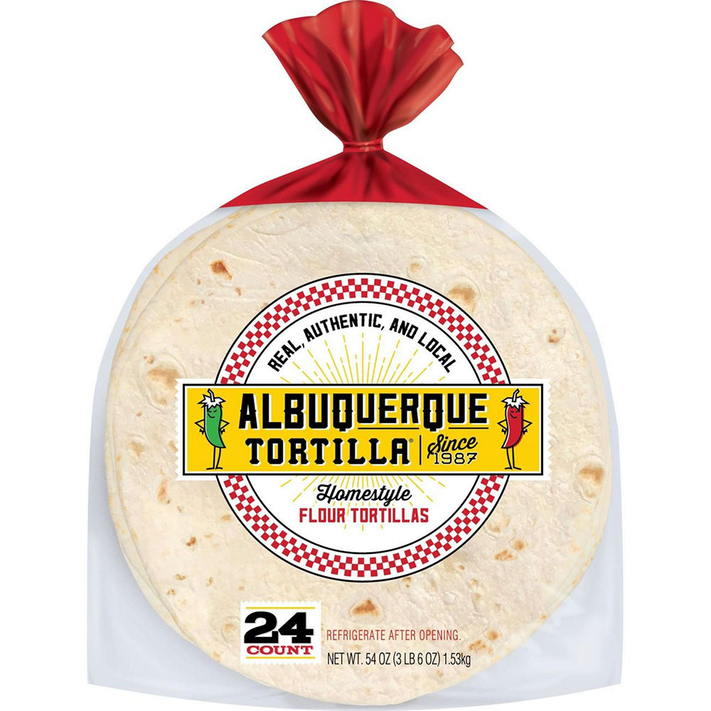 Albuquerque Tortilla Family Pack Flour Tortillas, 24 ct