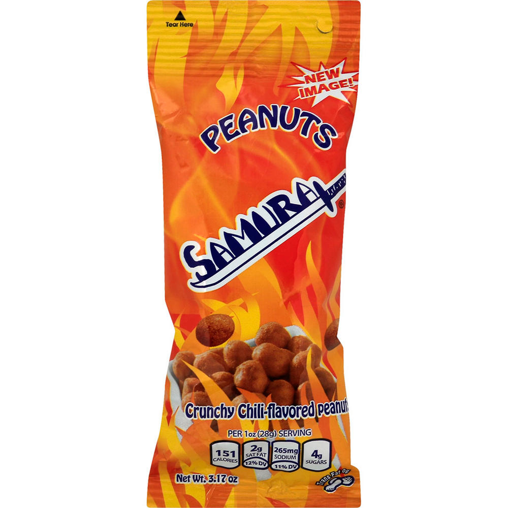 Samurai Crunchy Chili Peanuts, 3.17 oz