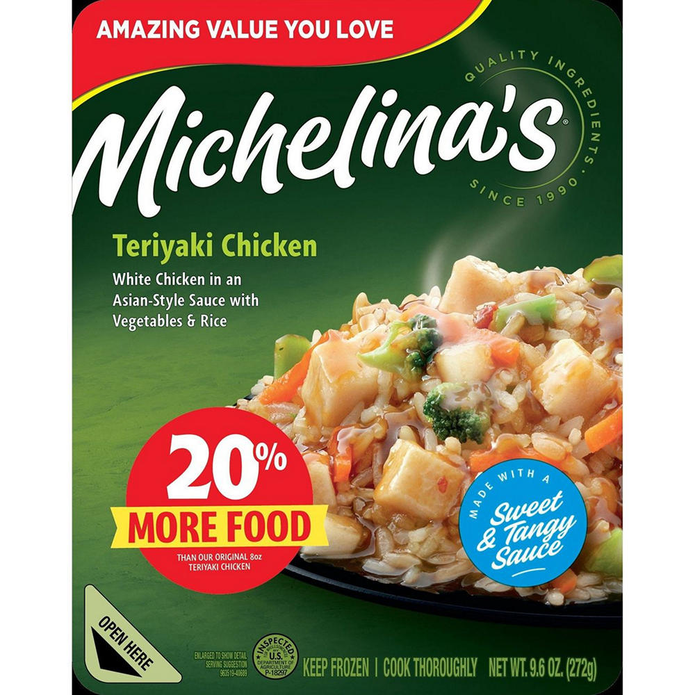 Michelina's Teriyaki Chicken Frozen Meal, 9.6 oz