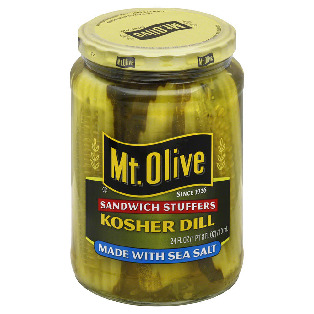 Mt. Olive Kosher Dill Sandwich Stuffers, 24 oz