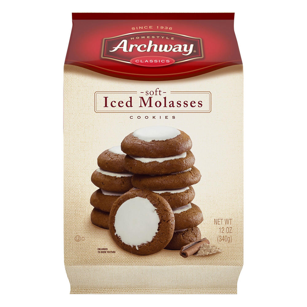 Archway Classics Soft Iced Molasses Cookies, 12 oz