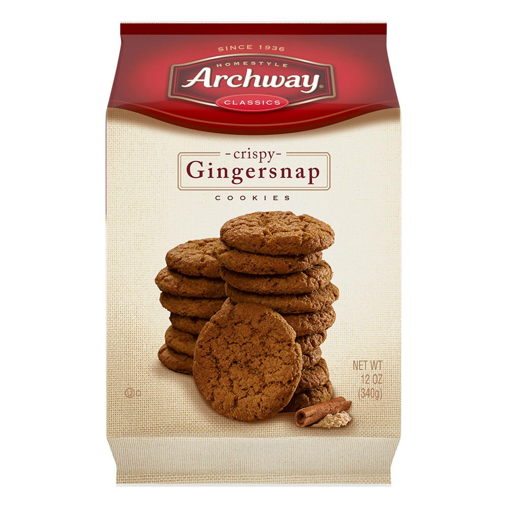 Archway Classics Crispy Gingersnap Cookies, 12 oz