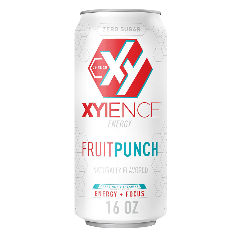 XYIENCE Zero Sugar Energy Drink - Fruit Punch, 16 oz