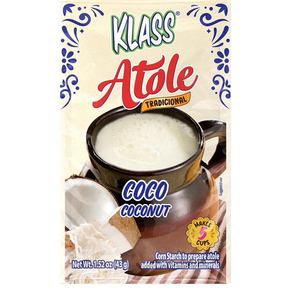 Klass Coconut Atole de Coco Drink Mix, 1.52 oz