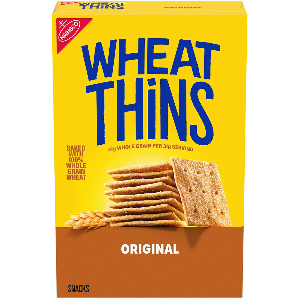 Wheat Thins Original Whole Grain Wheat Crackers, 8.5 oz