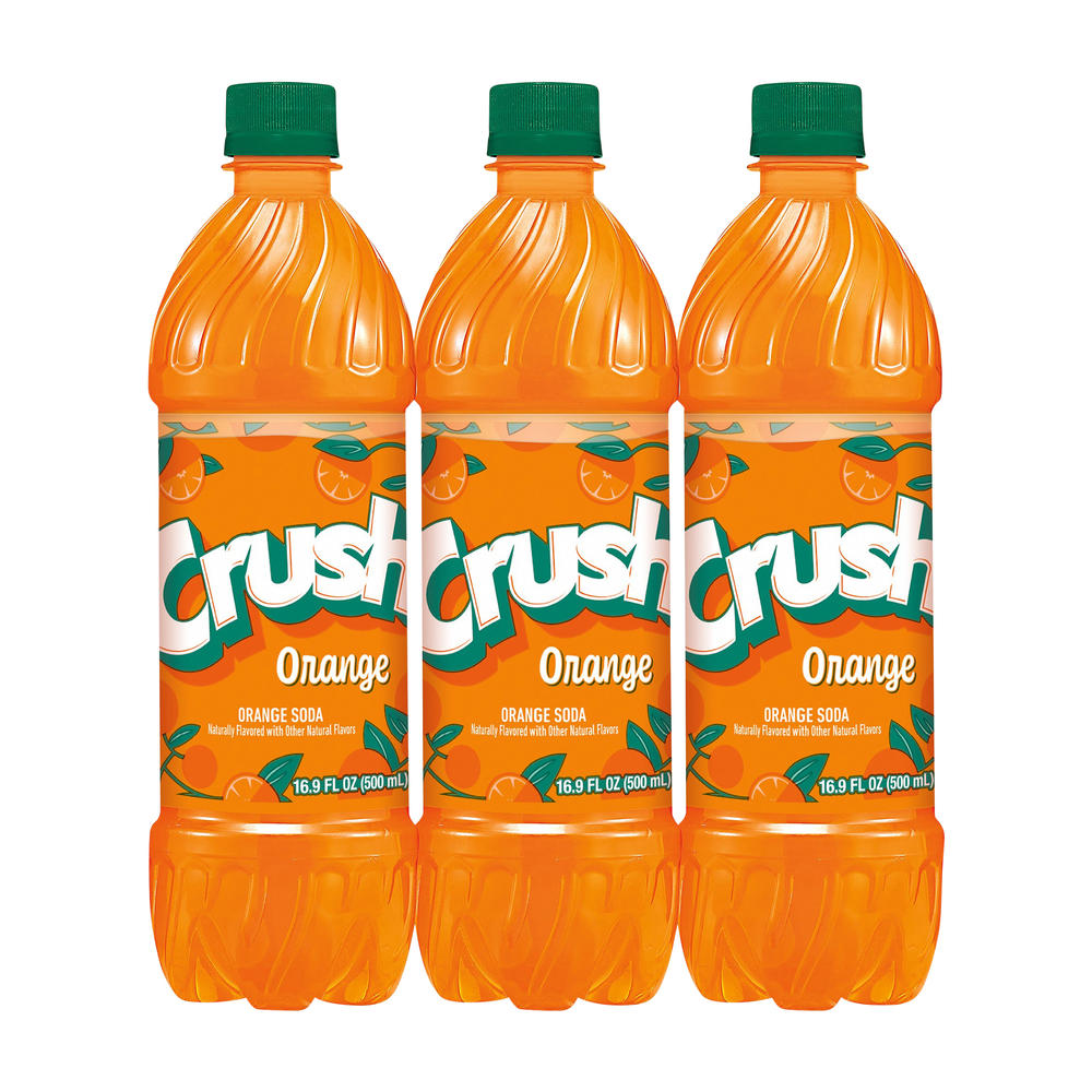 Crush Orange Soda 6 pk Bottles, 16.9 oz